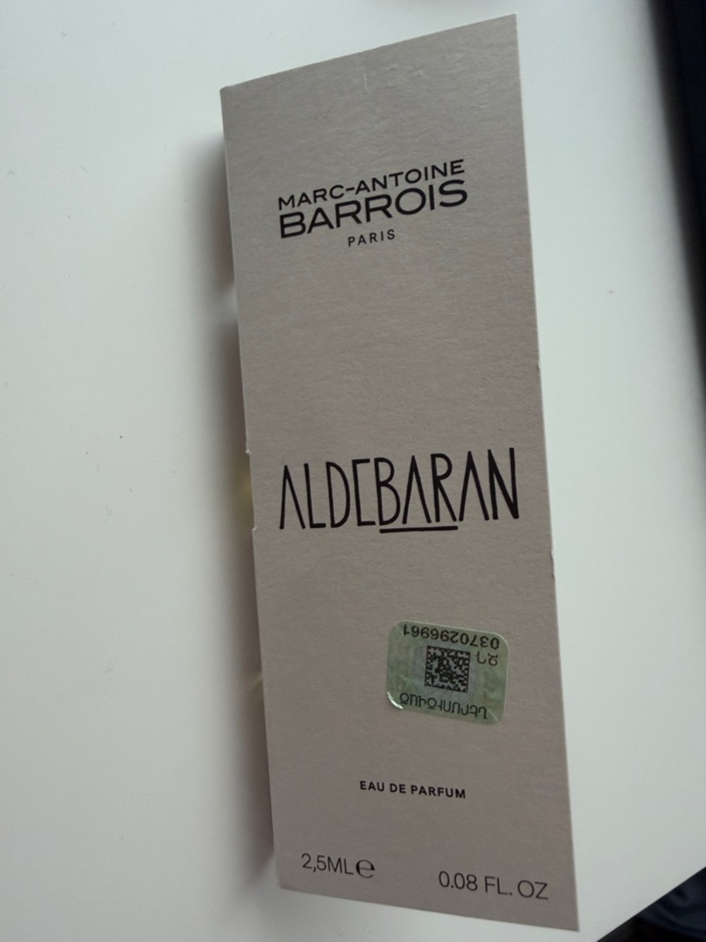 Marc-Antoine Barrois Aldebaran Sample ya